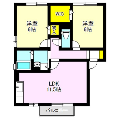 メゾンプレジールの物件間取画像